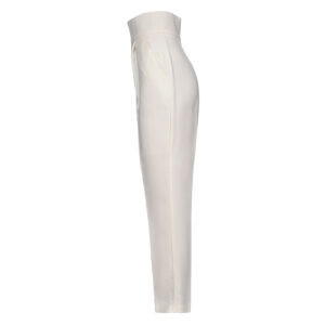 1G15P38385Z14-02 Natalia 5 White Viscose Trousers