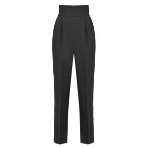 1G15P38385Z99-00 Natalia 5 Black Viscose Trousers