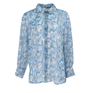 7111131102001-00 Fontana Blue Floral Shirt