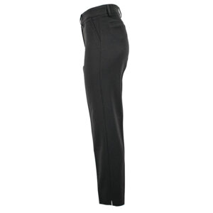 072.20.01.084_BLK-02 Black Fitted Crepe Trousers