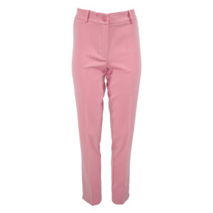 072.20.01.084_PNK-00 Pink Fitted Crepe Trousers