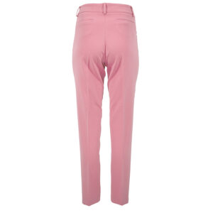 072.20.01.084_PNK-01 Pink Fitted Crepe Trousers