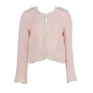 171-707-00 Pink Knit Short Jacket