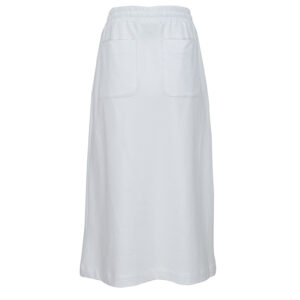 2101002-01 White Sporty Midi Skirt