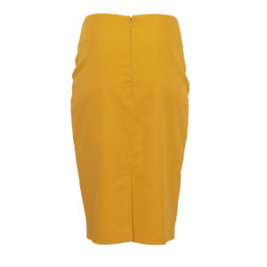 560010-01 Mustard Yellow Pencil Skirt