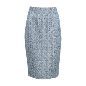 560025-00 Blue Shimmering Pencil Skirt