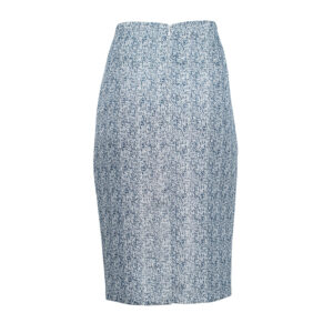 560025-01 Blue Shimmering Pencil Skirt