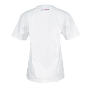 215W1706-01 Rue St-Guillaume Logo White T-Shirt