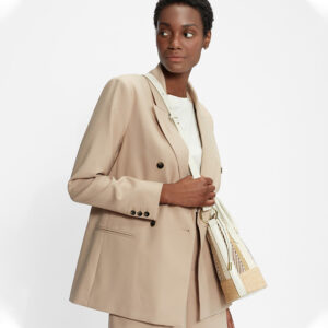 253785-mdl Afon Beige Blazer