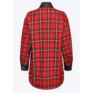 1G16T18530RZ5-01 Adiake Red Checkered Shirt