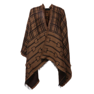 MT02F16E2_AF5-00 Brown Jacquard Cape