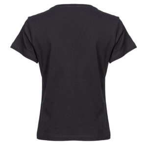 102950A1N8_Z99-01 Turbato Μαύρο T-Shirt Με V pinko