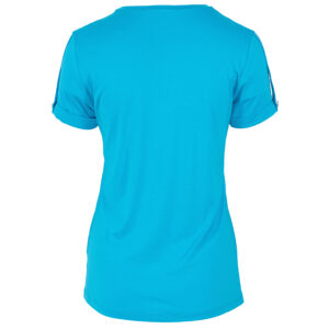 078.10.01.133_BLU-01 Μπλε T-Shirt Με Κουμπιά Στα Μανίκια FOREL