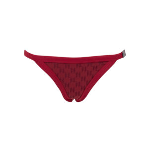 235W2231_224-00 K/Beachwear Κόκκινο Σλιπ Με Logo KARL LAGERFELD