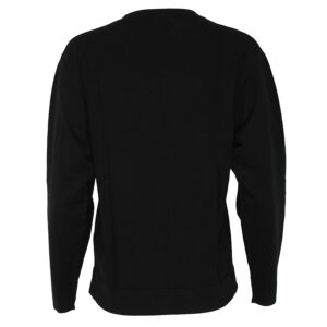 245W2003_999-01 Μαύρη Μπλούζα Με V Και Logo KARL LAGERFELD