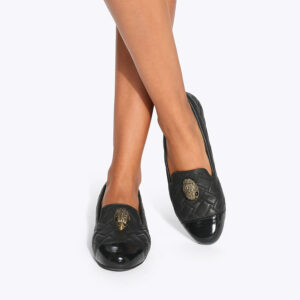 2629200139-mdl1 Ballerina Loafer Μαύρα Παπούτσια KURT GEIGER