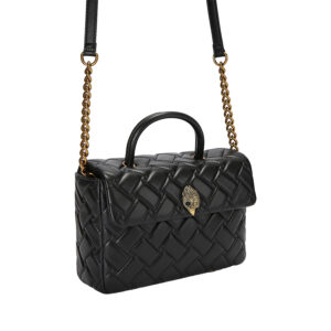 2709500109-02 Handle Kensington Bag Μαύρη Τσάντα KURT GEIGER