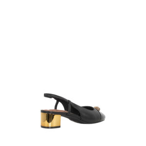 2780000139-02 Sloane Mid Slingback Μαύρο Παπούτσι KURT GEIGER