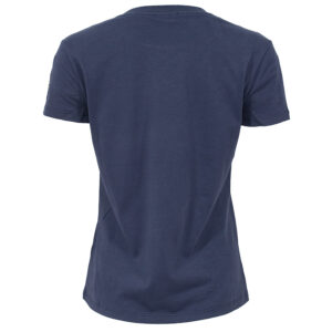 MA00546E2_B75-01 Μπλε T-Shirt Με Logo Στο Μανίκι ELISABETTA FRANCHI