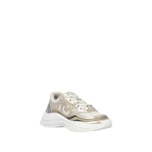 SS0057E014_ZZL-01 Glammy 04 Χρυσά Sneakers Με Logo pinko