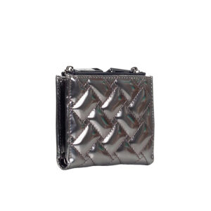 0587264109-01 Mini Purse Kensington Ασημί Πορτοφόλι KURT GEIGER