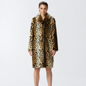 104253A25Q_CZ9-mdl1 Colombia Παλτό Γούνα Animal Print PINKO