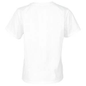 242TP2680_00001-01 Άσπρο T-Shirt Με Κεντημένο Logo TWINSET