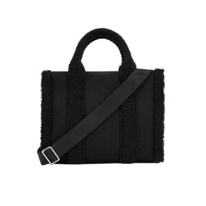 246W3881_999-01 K/Ikonik 2.0 Shear Shopper Μαύρη Τσάντα KARL LAGERFELD