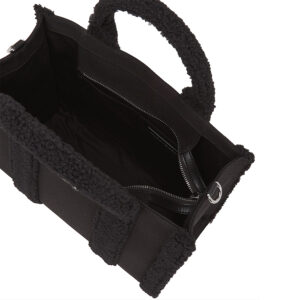 246W3881_999-02 K/Ikonik 2.0 Shear Shopper Μαύρη Τσάντα KARL LAGERFELD