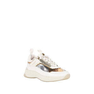 9820065109-01 Kensington Sneaker Άσπρα Μεταλιζέ Παπούτσια KURT GEIGER