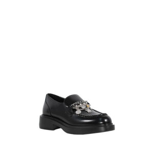 KL41214_00S-01 Macie Charm Trim Loafer Μαύρο Μοκασίνι KARL LAGERFELD