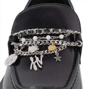 KL41214_00S-03 Macie Charm Trim Loafer Μαύρο Μοκασίνι KARL LAGERFELD