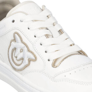 SS0049P035_ZHC-03 Mandy 01 Άσπρα Sneakers Με Logo pinko