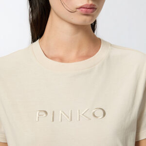 101752A227_Z04-mdl2 Start Άσπρο T-Shirt Με Logo pinko