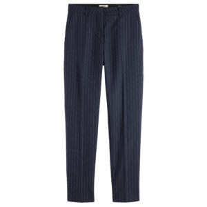 177637_7439-00 Core Lowry Μπλε Ριγέ Παντελόνι MAISON SCOTCH