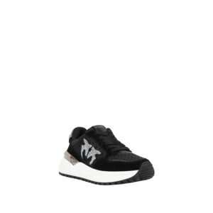 SS0055P036_ZZ0-01 Gem 07 Μαύρα Sneakers Με Στρας pinko