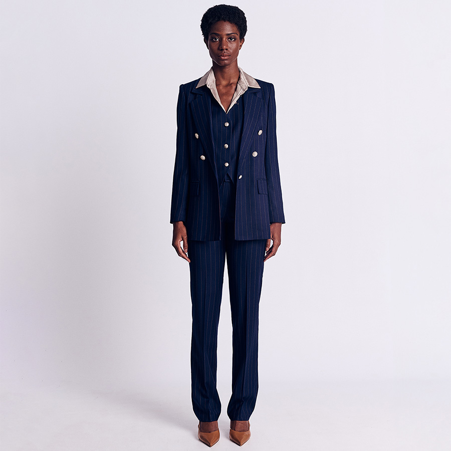 tailored gileko navy blue set icon world