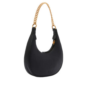 101433A29Q_Z99Q-01 Brioche Mini Hobo Μαύρη Τσάντα pinko