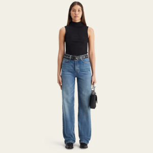 178304_7553-mdl1 The Ripple Μπλε Ίσιο Τζιν Παντελόνι MAISON SCOTCH