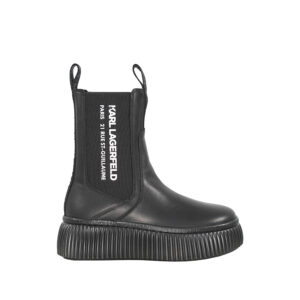 KL42344_000-00 Kreeper Long Gore Boot Μαύρο Μποτάκι KARL LAGERFELD