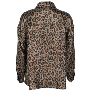 24211128_GLD-01 Χρυσό Πουκάμισο Animal Print see u soon